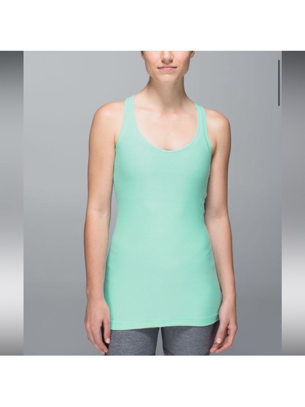 Lululemon Mint Green Scoop Neck Tank Top